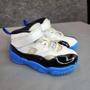 Nike Shoes Kids 8C White Blue Jordan Jumpman Two Trey Basketball Sneakers